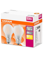 2er Set Osram LED Star Classic A60 Filament Lampe E27 Leuchtmittel 7W Warmweiß