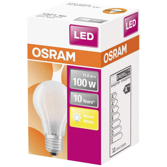 Osram LED Star Classic A100 Filament Lampe E27 Leuchtmittel 11W =100W Warmwei