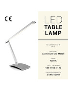 LED Tischleuchte Schreibtischleuchte Tischlampe Stehlampe Büro 645102-102 1,62W
