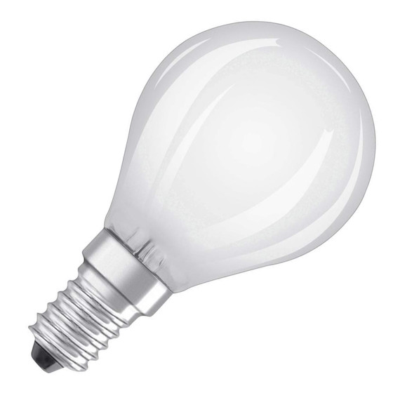 Osram LED Star Classic P40 Filament Lampe E14 Leuchtmittel 4W Kaltweiß matt