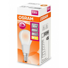 Osram LED Retrofit Classic Lampe P40 Bulb 4.5W Leuchtmittel E14 Warmweiß Dimmbar