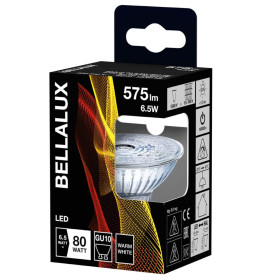 Bellalux LED Reflektor Lampe 6,5W=80W Leuchtmittel GU10 Warmweiss 36° Par16