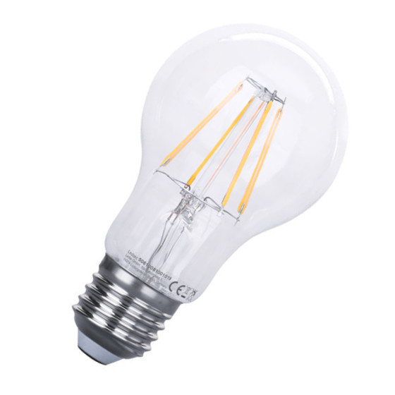 10 x Ledarc LED Filament A60 Lampe E27 Leuchtmittel 8W=60W Warmwei klar