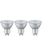 Paulmann 285.81 LED Reflektor Leuchtmittel 3er-Pack 4W GU10 230V 2700K Warmweiß