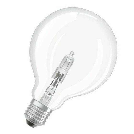 Osram Halogen Lampe Globe G95 Leuchtmittel E27 Dimmbar 57W=75W Warmwe