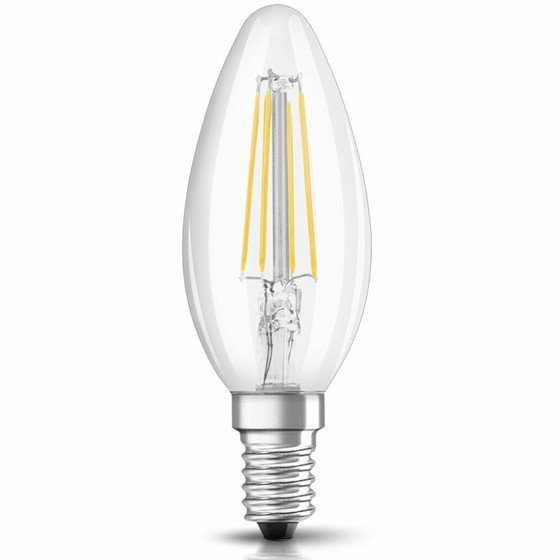 Neolux LED Filament Kerze E14 Leuchtmittel 4W=40W Lampe Warmweiß klar