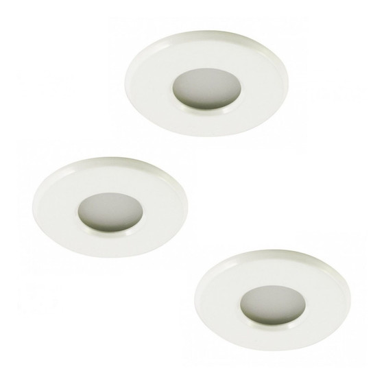 Light Topps LT1045030 3er-Set LED 3x5,6W Einbaustrahler Spot EBL weiß rund