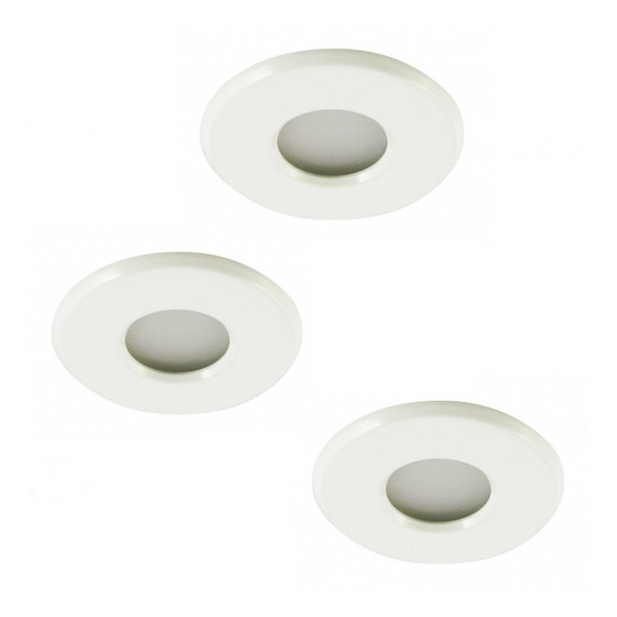 Light Topps LT1045030 3er-Set LED 3x5,6W Einbaustrahler Spot EBL wei rund