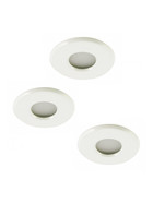 Light Topps LT1045030 3er-Set LED 3x5,6W Einbaustrahler Spot EBL weiß rund