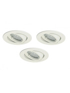 3 x 3er Set Light Topps LT1395030 LED 6,2W GU10 Einbaustrahler Deckenspot EBL