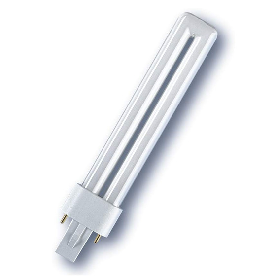 Osram Dulux S Kompaktleuchtstofflampe G23 9W Leuchtmittel G23 Röhre Warmweiß