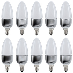 10 x Paulmann 280.74 Power LED Kerze 3W E14 warmweiß