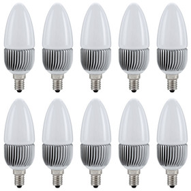 10 x Paulmann 280.74 Power LED Kerze 3W E14 warmweiß