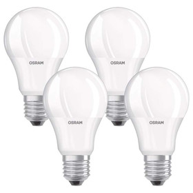 4x Osram LED Base Classic A60 E27 Leuchtmittel 8,5W=60W...