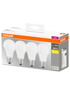 4x Osram LED Base Classic A60 E27 Leuchtmittel 8,5W=60W Lampe Warmweiß