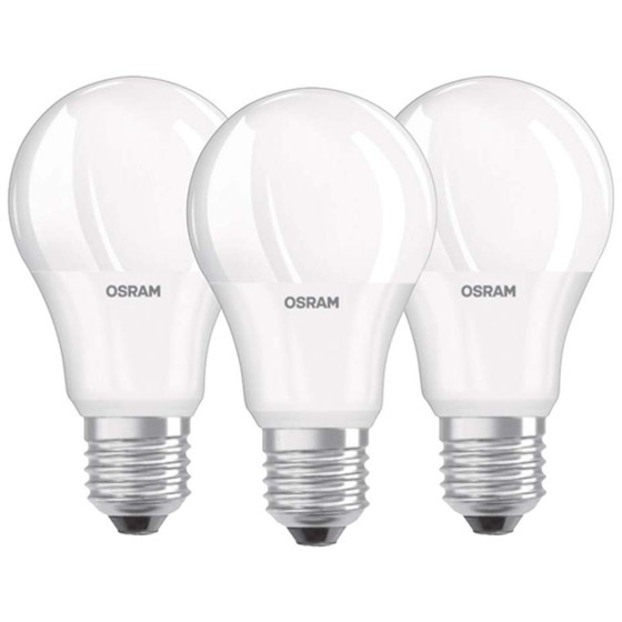 3x Osram LED Base Classic A75 E27 Leuchtmittel 11W=75W Lampe Warmweiß