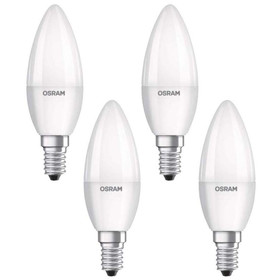 4x Osram LED Kerze Leuchtmittel E14 Lampe 5,7W=40W...