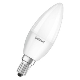 4x Osram LED Kerze Leuchtmittel E14 Lampe 5,7W=40W Warmweiß matt