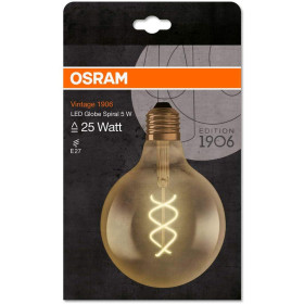 Osram LED Vintage Leuchtmittel Retro Lampe Sockel E27 Warmweiß (2000K) 5W=25W