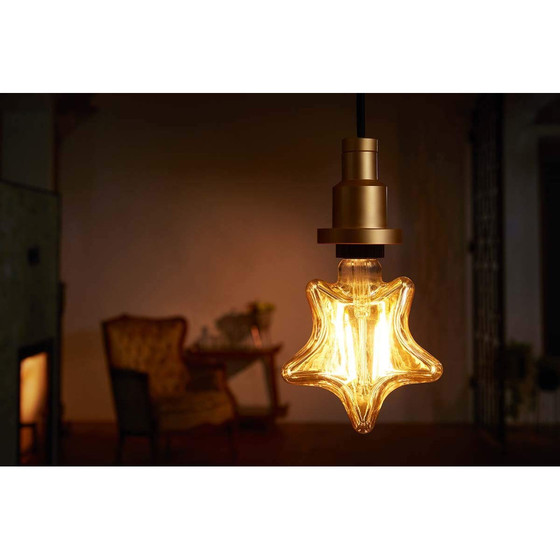 Osram LED Stern Vintage Filament Lampe E27 Warmweiß...