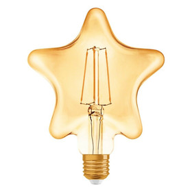 Osram LED Stern Vintage Filament Lampe E27 Warmweiß...
