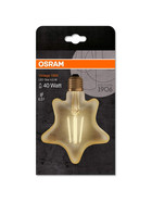 Osram LED Stern Vintage Filament Lampe E27 Warmweiß (2500K) 4,5W Leuchtmittel
