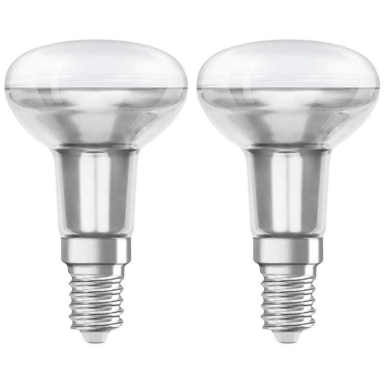 2 x Osram LED Star R50 Reflektor Leuchtmittel Lampe E14 1,6W=25W Warmweiß (2700K)