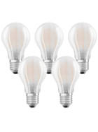 5x Osram LED Base Classic A60 E27 Leuchtmittel 7W=60W Lampe Warmweiß matt