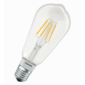 Osram LED Smart Filament Edison E27 Lampe 5,5W=50W Bluetooth Warmweiss Dimmbar