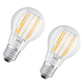2x Osram LED Star Classic A100 Filament Lampe E27...