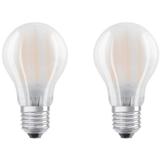 2x Osram LED Star Classic A75 Filament Lampe E27 Leuchtmittel 7,5W=75W Warmweiß
