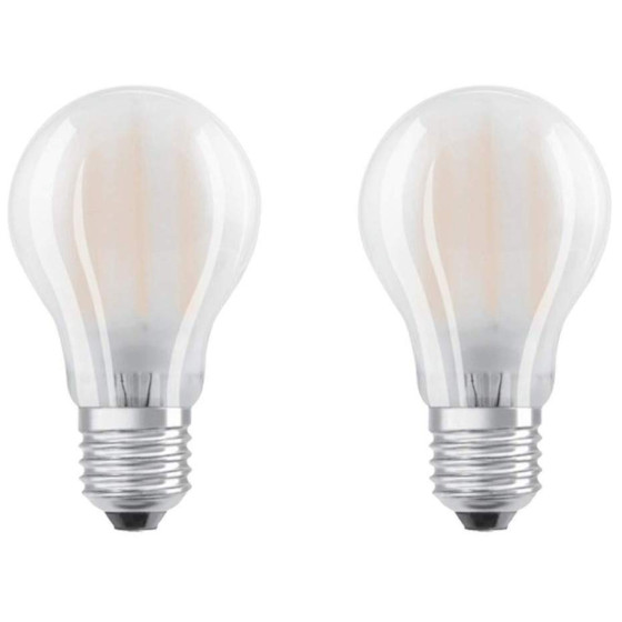 2x Osram LED Star Classic A75 Filament Lampe E27 Leuchtmittel 7,5W=75W Warmwei