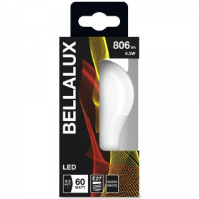 Bellalux LED Leuchtmittel Lampe E27 Warmweiß (2700K) 8,5W=60W-Glühbirne Matt