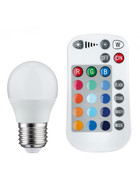 Paulmann 285.18 LED Leuchtmittel Tropfen RGB 3,5W E27 230V inkl. Fernbedienung