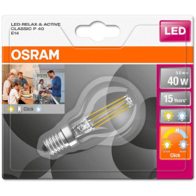 Osram LED Classic Leuchtmittel Relax & Active 5W=40W Lampe E14 Warmweiß/Kaltweiß