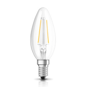 2x Osram LED Star Classic Kerze Filament Lampe E14 Leuchtmittel 2,5W=25W Warmweiß