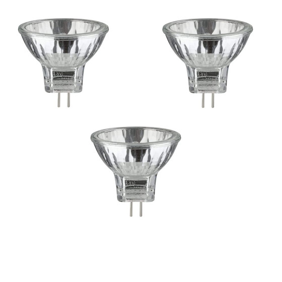 Paulmannn 833.82 Leuchtmittel Halogen Reflektor Security 3x20W GU4 12V 35mm Silber