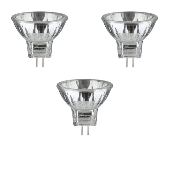 Paulmannn 833.82 Leuchtmittel Halogen Reflektor Security 3x20W GU4 12V 35mm Silber