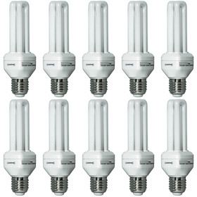 10 x Light Me LM84000 Energiesparlampe 5W E27 warmweiss