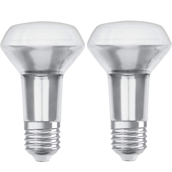2x Osram LED Star R63 Lampe E27 Leuchtmittel 4,3W=60W Warmweiß 36°