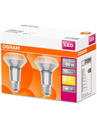 2x Osram LED Star R63 Lampe E27 Leuchtmittel 4,3W=60W Warmweiß 36°