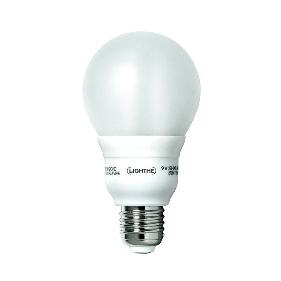 LightMe LM84105 Energiesparlampe Tropfen 9W E27 Warmweiß (2700K) Leuchtmittel