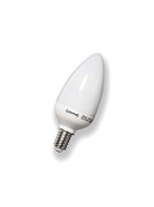 10 x LightMe LM84200 Energiesparlampe Kerze Matt E14 3W Warmweiß Leuchtmittel