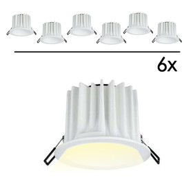 6er Set Paulmann 926.47 Premium EBL Set Helia IP65 LED 4000K 8,7W Leuchtmittel, exzellent zum Beleuchten von Ware in Boutiquen und Fachhandel