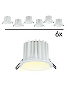 6er Set Paulmann 926.47 Premium EBL Set Helia IP65 LED 4000K 8,7W Leuchtmittel, exzellent zum Beleuchten von Ware in Boutiquen und Fachhandel