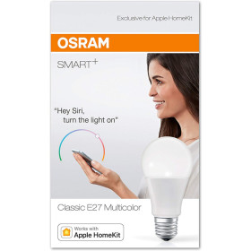 OSRAM SMART+ Classic E27 Multicolor HomeKit compatible 10W RGBW LED Bluetooth Dimmbar