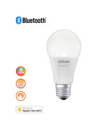 OSRAM SMART+ Classic E27 Multicolor HomeKit compatible 10W RGBW LED Bluetooth Dimmbar