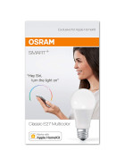 OSRAM SMART+ Classic E27 Multicolor HomeKit compatible 10W RGBW LED Bluetooth Dimmbar