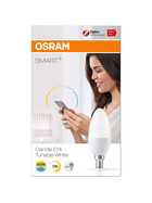 4 x OSRAM SMART+ Candle LED Kerze E14 Tunable White 6W ZigBee Dimmbar Leuchtmittel