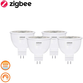 4 x OSRAM SMART+ Spot LED Reflektor GU5,3 Tunable White...